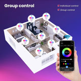 TNCE Tuya gu10 E27 E14 WIFI or Zigbee, Dimmable Light LED lamps 2700-6500k Bulb, Smart Life, Voice With Alexa Google Home alice