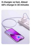 60W 6A USB Type C to Type C Cable Data Line For Iphone 15 16 Samsung Xiaomi Fast Charging USB C to C Cable Type C Data Charger
