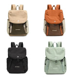 Casual Waterproof Women Backpack Lightweight Large Capacity Student Schoolbag Preppy Style College Laptop Book Bag Cool Lady