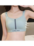 MOYISU Wireless Minimizer Sports Bra Adjustable Support Anti Sagging Seamless Comfort Breathable Large Bust No Underwire Everyd