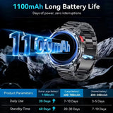 2026 New T-Rex3 Pro GPS Tracker Smartwatch Men 120-Day Standby 1100mAh Clock Rugged Outdoor Sport 10ATM Waterproof Call Watches