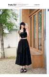 Versatile Knot Spring Summer F Skirt Ele Design Elastic Waist Skirt Sweet Aosphere Skirts For Ladies Fashion Women Skirts HSSZ