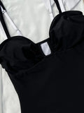 2026 Polka Dot U Neck Women Swimwear One Piece Swimsuit Female Monokini Bather High Leg Cut Bathing Suit Swim Beachwear Bodysuit