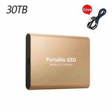 External Hard Drive High Speed Hard Disk 256TB USB3.1 Portable 128TB for Pc/Laptop/Mac/Phone Solid State Disk