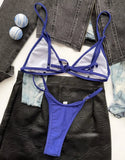 Extreme Mini Micro String Tiny Bikini Female Swimsuit Women Thong Swimwear Two-pieces Bikini Set Triangle Bathing Suit Swim Lady