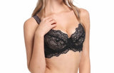 Modest French Lace Abaya Bra Set Women Sexy Deep V Full Coverage Big Bust Support Anti Sagging Comfort Summer Luxury Minimizer