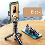 Portable Mini Selfie Stick Led Fill Light Foldable Tripod Phone Stand Holder Support Wireless Bluetooth Remote Control Shutter
