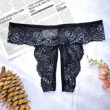 Lace Romantic Floral Thong Soft Women's Underwear G-string Comfortable Female Lingerie