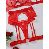 Two-piece Women's Set G-string Transparent Underwear Lolita Romantic Lingeries Set Sexy Bra and Panties Sets Lingerie for Woman