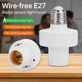 360 Degrees PIR Human Induction Motion Sensor LED Night Lamp Socket Base E27 AC 85-265V Delay Time Adjustable Switch