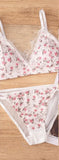 Women Lace Bra And Panties Sexy Lingerie Set Low Waist Briefs Underwear Female Non-wire Brassiere Seamless Bras Push Up Bralette