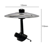 2/1PC Vehicles Musical Saucer Car Crash Cymbal Alloy Car Crash Drums Cymbal Air Vent Drum Mini Drum Clip-On Mini for Music Vent