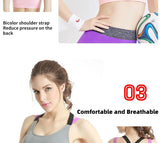 Sports Bra Women Patchwork Cross Back Straps Jogging Gym Crop Top Female Tops Fitness Yoga Shockproof Vest Sport Bras for Women