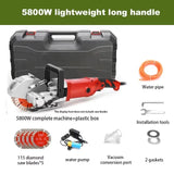 Electric Grooving Machine Automatic Wall Concealed Wire Groove Cutting Machine Slotting Machine Dustless Trenching Machine