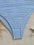 Shell Underwired Wrinkled Beads One Piece Swimsuit Women Swimwear Female High Leg Cut Monokini Bather Bathing Suit Swim Bodysuit