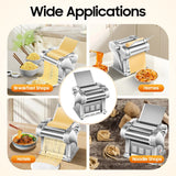 Electric Noodle Maker 135W Stainless Steel With 8-Speed Thickness Control