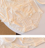 Girls' comfortable underwear cotton inseam mid-waist briefs for women