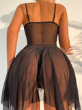 New In Sexy Lingerie For Woman Transparent Porno Sexual Clothing Babydoll Lace Teddy Dress Erotic Underwear Crotchless Sleepwear