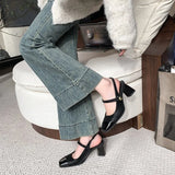 Summer High Heel Women Sandals Fashion Square Toe Shoes Design Style Banquet Party Sandalias Shoes