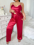 Plus Size Female Pajama Sexy Camisole set Sleepwear Lingerie Summer Pyjama Pour Femme Loose polyester Home Clothes