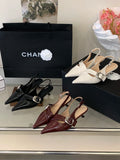 White Thin Heeled Sandals 2026 Women's Low-Heeled Shoes With Strap Brown Summer 2026 New Girls Fashion French OL Single Shoes