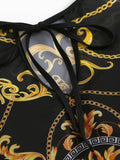 2026 Printed Mesh Swimsuit One Piece & Beach Dress Long Sleeves Swimwear Women Bathing Swimming Swim Suit Padded Beachwear