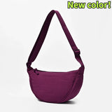 Nylon Hobos Women's Shoulder Dumpling Bag Large Capacity Travel Crossbody Half Moon Bags Outdoor Phone Pouch Handbags Wholesale