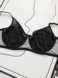 Women's Oversized Underwear With Pull-up And Anti Sagging Black Leopard Print Lace Design Suitable For Plump Women XL-4XL A2551