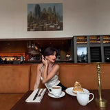 Fashion Sexy Polka Dot For Women And Stylish Off-Shoulder Top White Polka Dot Top With Lace Trim Square Neckline For Women 7RGH
