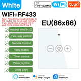 TNCE Tuya Dimmer wifi rf433 EU/US, Neutral wire Light Wall Switch remote Controllor, Smart Life APP, Voice for Google Home Alexa