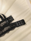 Transparent Floral Two Pieces Clothing Underwire Push Up Lingeries For Woman A2123