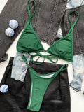 Extreme Mini Micro String Tiny Bikini Female Swimsuit Women Thong Swimwear Two-pieces Bikini Set Triangle Bathing Suit Swim Lady