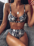 5 Colors Sexy Bikini Women High Waist Swimsuit Swimwear Female Leopard Bikinis Set Bathing Suit Push Up Biquinis Feminino 2026