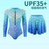 2 Piece Sets High Waist Sexy Swimsuit Women 2025 Summer Bathing Suit Bikini Set Long Sleeve Swimwear Beach Wear Swimming Suit