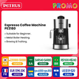 Petrus Coffee Machine Espresso Coffee Maker With Fancy Milk System Milk Bubble Maker(220V)