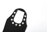Summer Women's Fashion Dress Backless Hot Girl Sexy Slim Hip Cover Dress