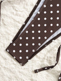 With Shorts Polka Dot Halter Mini Micro Thong Bikini Female Swimsuit Women Swimwear Three-pieces Bikini Set Bathing Suit Swim
