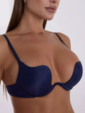 Fashionable Sexy Push-Up Bra U-Shaped Multi-Wear Bralette Invisible Backless Underwire Padded Lingerie Straps