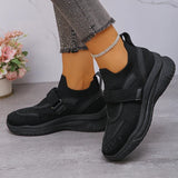 Shiny Crystal White Platform Sneakers Women Comfort Knitted Breathable Walking Shoes Woman Casual Non-Slip Sport Shoes Ladies