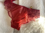 MOYISU French Style Sexy Embroidered Lace Bra Set - No Underwire Triangle Cup Small Breasts Underwear for Big Breasts Women