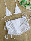 DEKA Tie Side Mini Micro Bikini Set With Skirt Halter Female G-String Thong Swimsuit Women Swimwear Bather Bathing Suit Swim