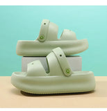 Women Summer Platform Sandals Thick Sole Home Street Slippers Soft EVA Girls Student Daily Walking Shoes 2 Way Wear Sandalias