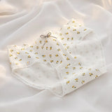5Pcs/Set Cotton Briefs Cute Strawberry Women's Panties Breathable Female Soft Lingerie Girls Fashion Floral Underwear