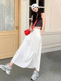 Versatile Knot Spring Summer F Skirt Ele Design Elastic Waist Skirt Sweet Aosphere Skirts For Ladies Fashion Women Skirts HSSZ