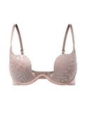 Solid Underwire Bra push up Lingerie comfort padded bra lift up thick cup lace bralette