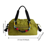 Simple Lightweight Bowling Bag Leisure Adjustable Strap Nylon Crossbody Bag Large Capacity Casual Women's Handbags Outdoor