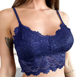 7 Pieces Color Women' Sexy Lace Wire-free Bras Lightweight Breathable Back Support, Gathered Shaping for Natural Curves