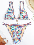 Floral Printed Bikinis 2026 Brazilian Bikini Women Swimwear Female Swimsuit Two-pieces Bikini Set Bathing Suit Swim Beach Wear