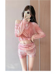 Two-piece swimsuit conservative three-piece set 2026 new slimming and flesh-covering long-sleeved hot spring swimwear