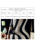 Women Sexy Fishnet Long Sleeve Cover Up, Sheer Bodycon Sleepwear See Through Beachwear Without Bikini
